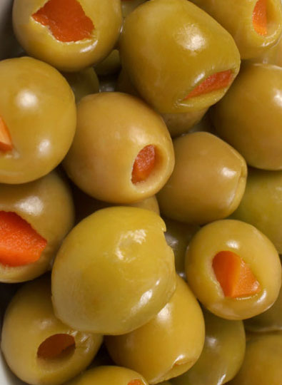 Havuç Dolgulu Yeşil Zeytin