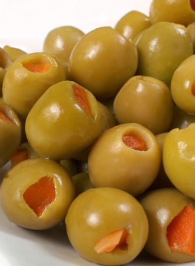 Havuç Dolgulu Yeşil Zeytin