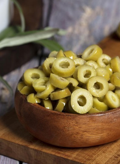 Dilimli Yeşil Zeytin